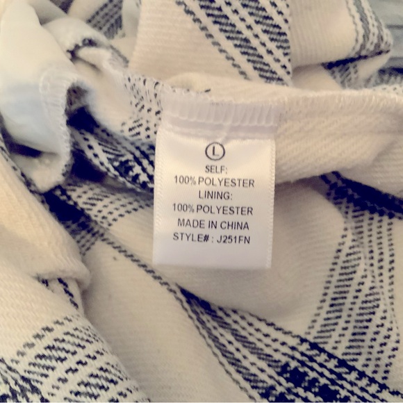 Fashion Nova Plaid Midi Jacket ..oversized..size Large - Picture 11 of 13